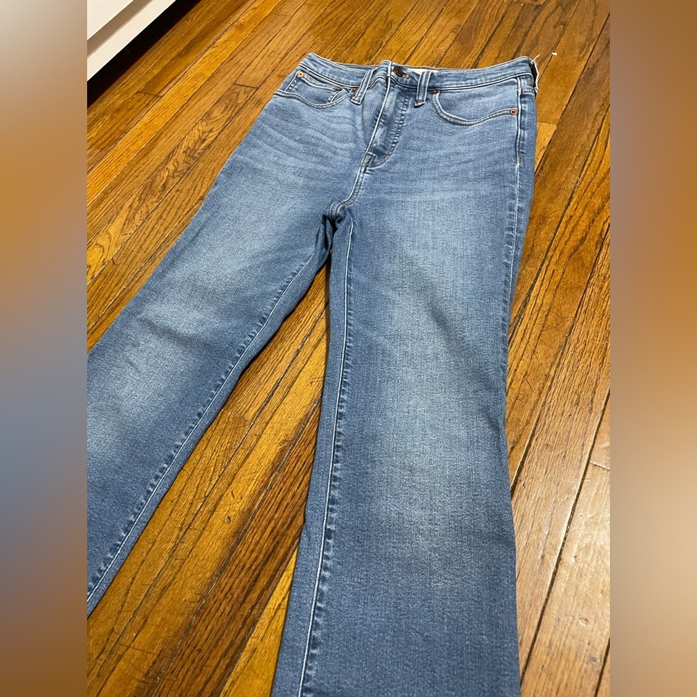 Madewell Cali Boot Medium Wash Denim | Size 26 - Picture 4 of 9